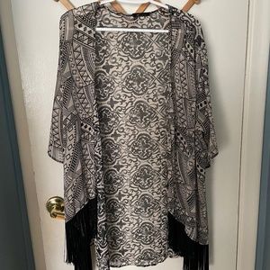 West Kei Patterned Kimono- Size OS